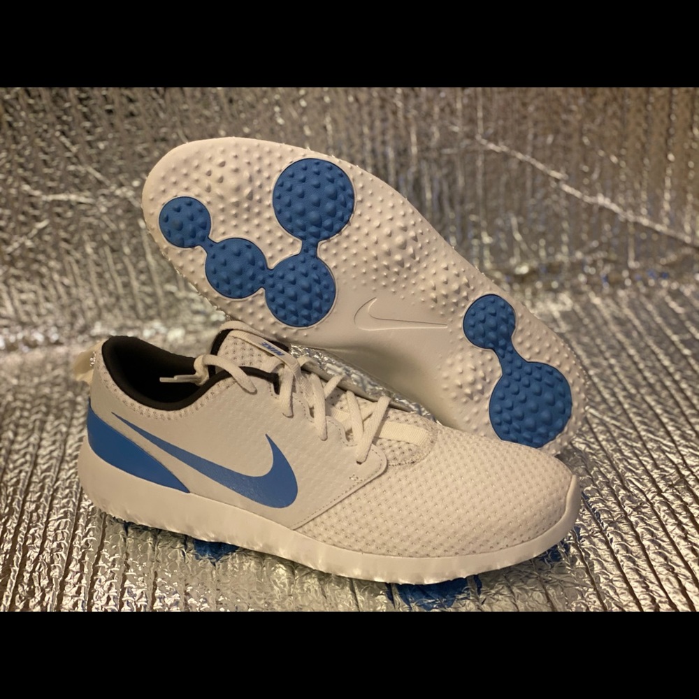 Nike Roshe G Golf Shoes Summit White Carolina Blue - Picture 6 of 7